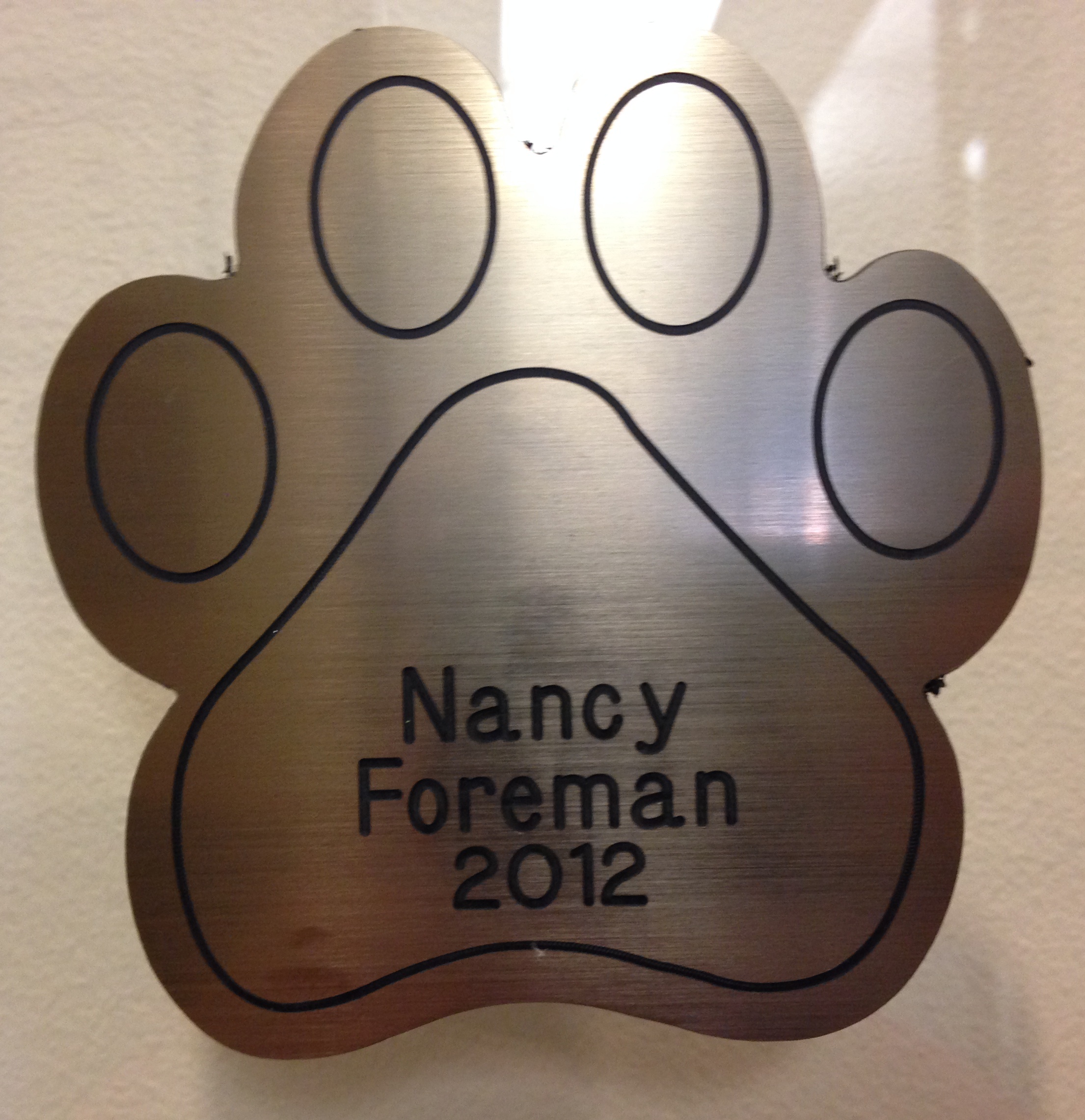 2012-1 Bronze Nancy Foreman